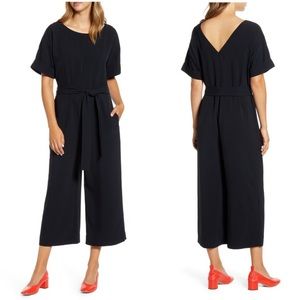 Everlane NWT Japanese GoWeave Jumpsuit Black 2